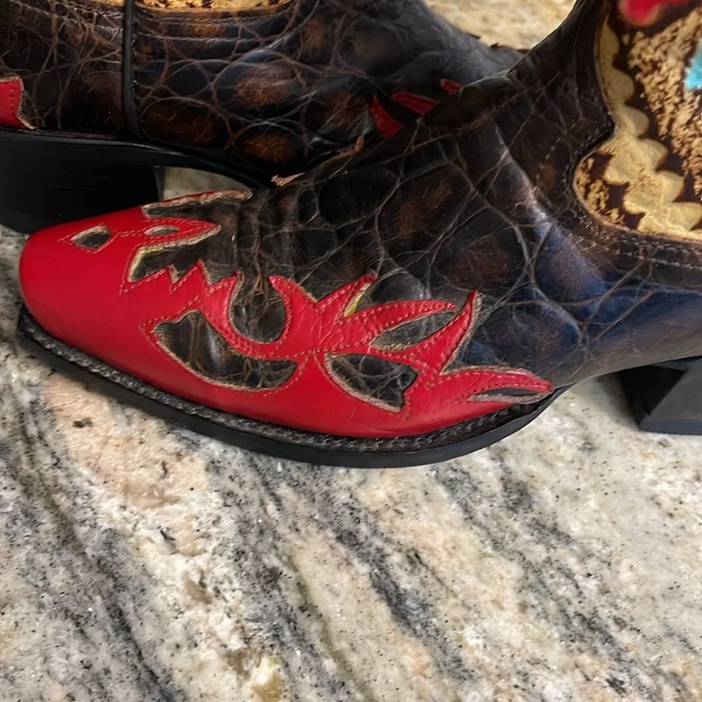 KURTMAN Handmade leather boots very unique - Picture 8 of 14